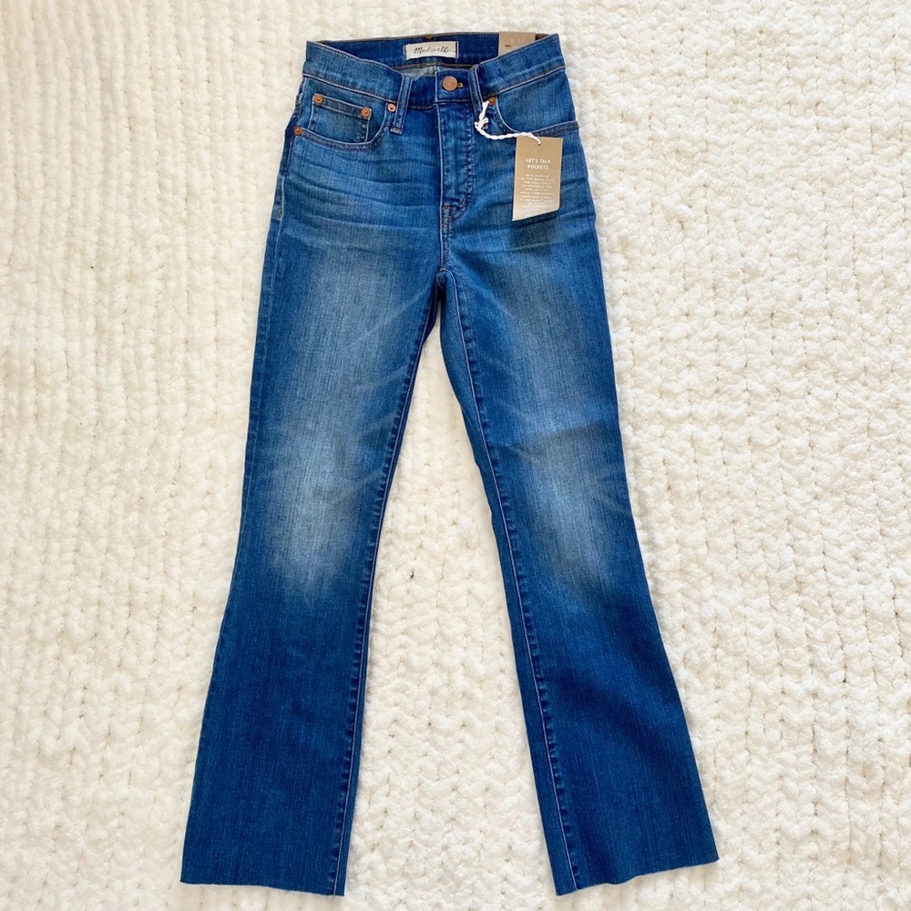 SOLD NWT MADEWELL Cali Demi Boot Jean